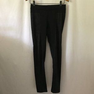 D. Exterior Black Leggings